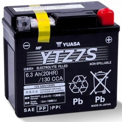 AKUMULATOR MOTOCYKLOWY YUASA MOTO YTZ7S 12V 6AH 130A
