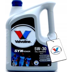 VALVOLINE SYNPOWER ENV C2 5W30 4L + GRATIS