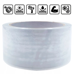 TAŚMA PAKOWA KLEJĄCA BARDZO MOCNA KAUCZUKOWA KAUCZUK HOT MELT 48/66Y 1 SZT