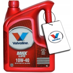 VALVOLINE MAXLIFE 10W40 4L ACEA B3/B4 + GRATIS