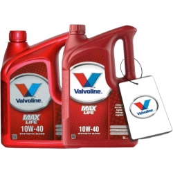 VALVOLINE MAXLIFE 10W40 9L ACEA B3/B4-04 + GRATIS