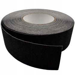 MOCNA SAMOPRZYLEPNA TAŚMA ANTYPOŚLIZGOWA SCHODOWA CZARNA 50mm x 20m