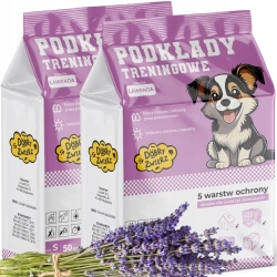 PODKŁADY CHŁONNE PREMIUM HIGIENICZNE MATY ZAPACHOWE DLA PSA 60x45 100 SZT