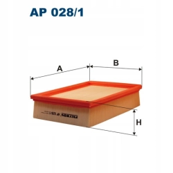 FILTR POWIETRZA FILTRON AP 028/1 FSO POLONEZ