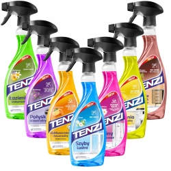 TENZI HOME PRO ZESTAW ŚRODKÓW PŁYN DO SPRZĄTANIA MYCIA DOMU ŁAZIENKI 7x05L