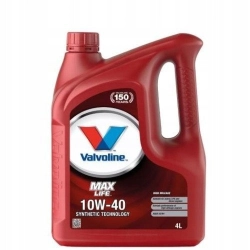 VALVOLINE MAXLIFE 10W40 4L ACEA B3/B4 + GRATIS