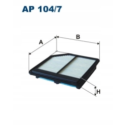 FILTR POWIETRZA FILTRON AP104/7 HONDA AP 104/7