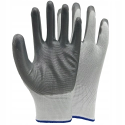 RĘKAWICE ROBOCZE RĘKAWICZKI ROOSTER SZARE + NITRYL - ROZMIAR 10