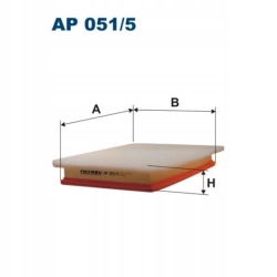FILTR POWIETRZA FILTRON AP 051/5 OPEL
