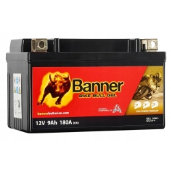 BANNER BIKE BULL GEL 50901 12V 9AH 180A GTZ10-4
