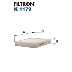 FILTR KABINOWY FILTRON K1179-2X CITROEN PEUGEOT