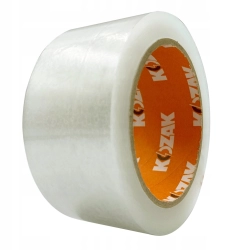 TAŚMA KLEJĄCA PAKOWA 45MV BEZBARWNA 48/50Y KOZAK BARDZO MOCNA 36 SZTUK