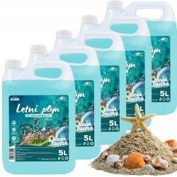 LETNI PŁYN DO SPRYSKIWACZY ZAPACHOWY 25L USUWA OWADY SKUTECZNY OCEAN BREEZE