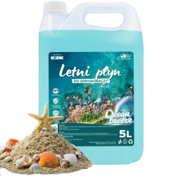 LETNI PŁYN DO SPRYSKIWACZY ZAPACHOWY 5L USUWA OWADY SKUTECZNY OCEAN BREEZE