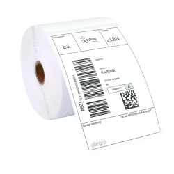 ETYKIETY TERMICZNE SAMOPRZYLEPNE SUPER BIAŁE 100x150 MM PERFORACJA 500 SZT