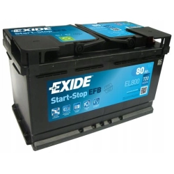 AKUMULATOR SAMOCHODOWY EXIDE EFB 80AH 800A EL800