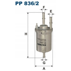 FILTR PALIWA FILTRON PP836/2 AUDI SEAT PP 836/2