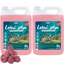 LETNI PŁYN DO SPRYSKIWACZY EFEKT NIEWIDZIALNEJ WYCIERACZKI WYDAJNY 10L 2x5L