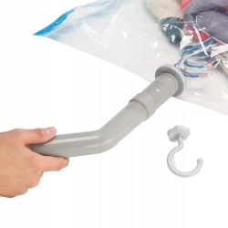 WORKI PRÓŻNIOWE WISZĄCE Z WIESZAKIEM KOZAK 70x105 CM NA PŁASZCZE KURTKI