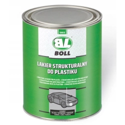 BOLL LAKIER STRUKTURALNY DO PLASTIKU CZARNY 1L