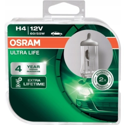 ŻARÓWKI OSRAM H4 ULTRA LIFE DUO 2000H 2SZT