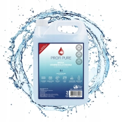 WODA DEMINERALIZOWANA 5L PREMIUM PROFI PURE