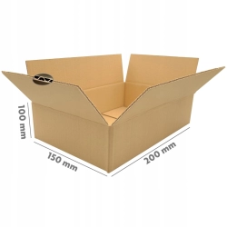 KARTON PUDEŁKO PACZKOMAT B 200x150x100 50 szt.