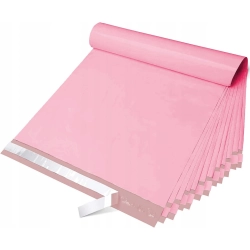 RÓŻOWE MOCNE FOLIOPAKI KURIERSKIE FOLIOPAK KURIERSKI 3XL 400x550 500 SZTUK