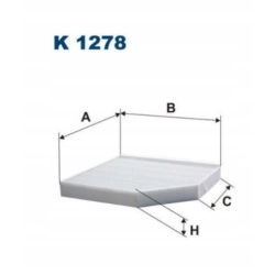 FILTR KABINOWY FILTRON K 1278