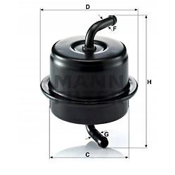 FILTR PALIWA MANN FILTER WK 76