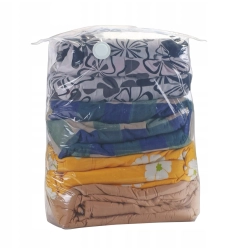 WOREK PRÓŻNIOWY KOZAK NA POŚCIEL KOC KOŁDRĘ UBRANIA 80x100x30 CM KOSTKA