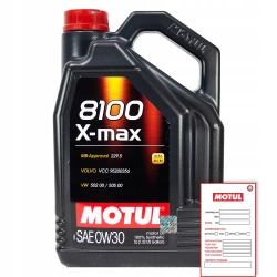 MOTUL 8100 X-MAX 0W30 5L