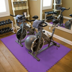 OCHRONNA MATA PODŁOGA GUMOWA PUZZLE NA SIŁOWNIĘ POD SPRZĘT 4 SZT 60x60