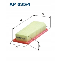 FILTR POWIETRZA FILTRON AP 035/4