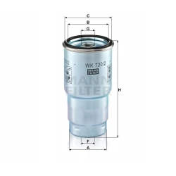 FILTR PALIWA MANN WK720/2 X DO MAZDA TOYOTA