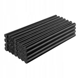 MOCNY KLEJ DO PISTOLETU NA GORĄCO PDR CZARNY WKŁADY 11x200mm ~52SZT 1KG