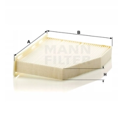 FILTR KABINOWY MANN CU2939 VW AUDI SEAT SKODA