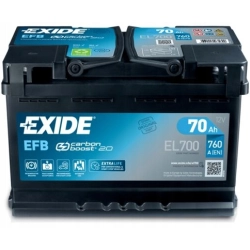 AKUMULATOR EXIDE EFB START-STOP 70Ah 760A EL700