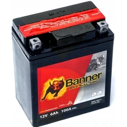 AKUMULATOR MOTOCYKLOWY 506 14 BANNER BIKE BULL AGM 12V 6AH 85A YTX7LBS