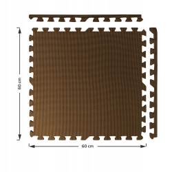 OCHRONNA MATA PODŁOGA GUMOWA PUZZLE NA SIŁOWNIĘ POD SPRZĘT 4 SZT 60x60