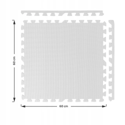 OCHRONNA MATA PODŁOGA GUMOWA PUZZLE NA SIŁOWNIĘ POD SPRZĘT 4 SZT 60x60