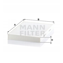FILTR KABINOWY MANN CU 2544 DO FIAT DUCATO BOXER