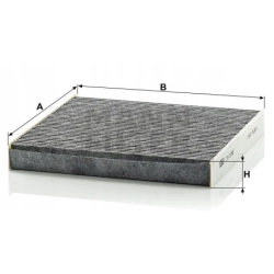 FILTR KABINOWY MANN CUK26009 DO OCTAVIA SUPERB VW