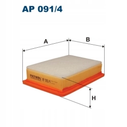 FILTR POWIETRZA FILTRON AP 091/4 FIAT
