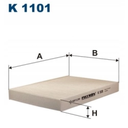 FILTR KABINOWY FILTRON K1101 FIAT LANCIA K 1101