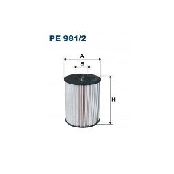 FILTR PALIWA FILTRON PE981/2 FORD VOLVO PE 981/2