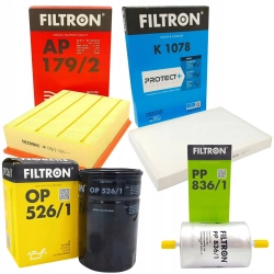 ZESTAW FILTRÓW FILTRON AUDI A4 B6 B7 EXEO 1.6 2.0