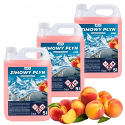 PŁYN DO SPRYSKIWACZY ZIMOWY -22°C ZAPACHOWY BARDZO SKUTECZNY (3x5L) 15L