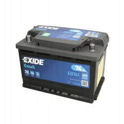 AKUMULATOR SAMOCHODOWY EXIDE EXCELL 74AH/680A L+ EB741