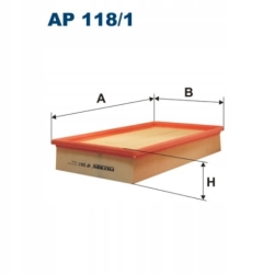 FILTR POWIETRZA FILTRON AP 118/1 MERCEDES